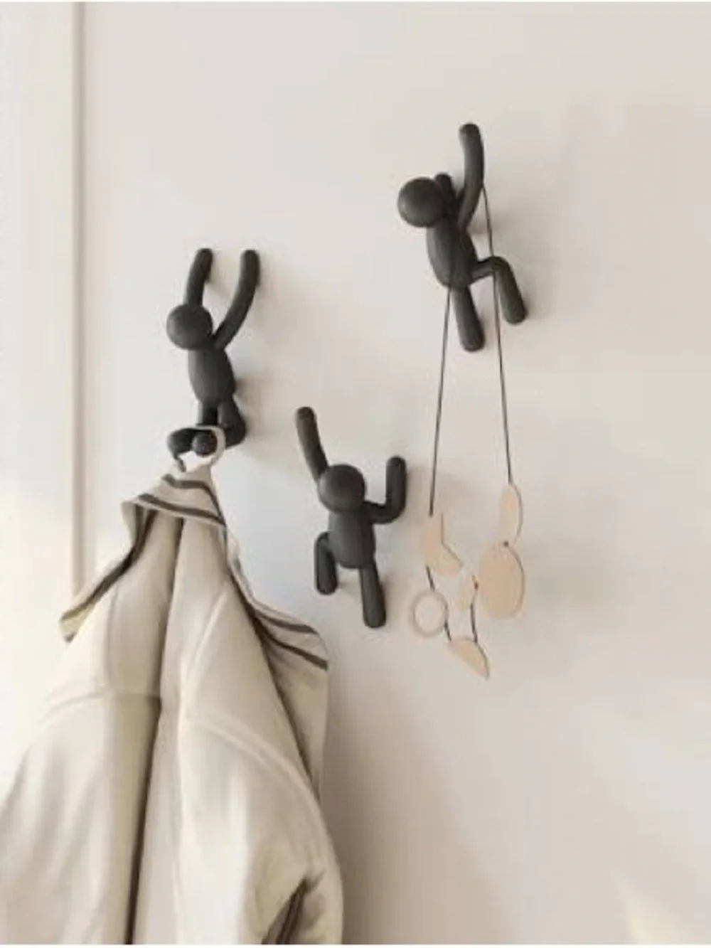 Grey Climbing Figurine Wall Hooks Set - Umbra